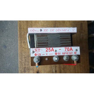 Nạp ắc quy 12V-70AH - Điện cơ 26 xạc ắc quy 70A