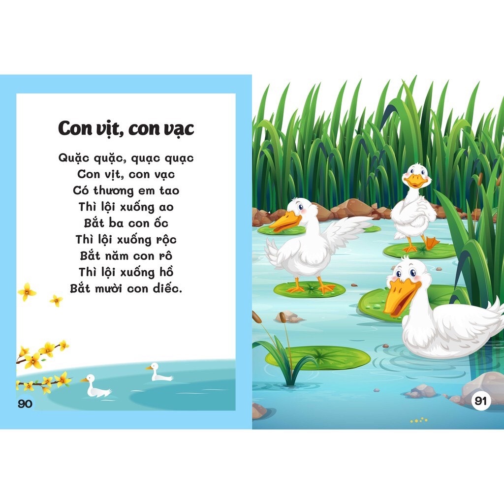 Sách - Đồng Dao Cho Bé - Thế Giới Quanh Ta Và Cuộc Sống - Động Vật, Thực Vật Quanh Bé