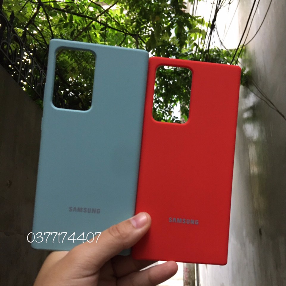 Ốp lưng Samsung Note 20 Silicone Case chống bám bẩn siêu đẹp