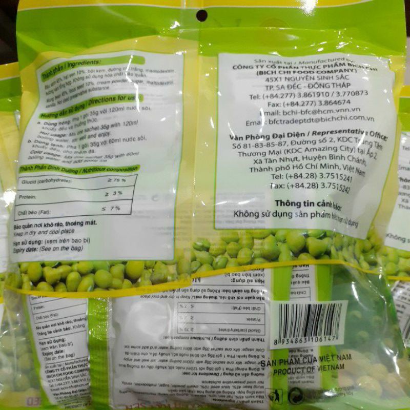 Bột Đậu Xanh Hạt Sen Có Đường 350g