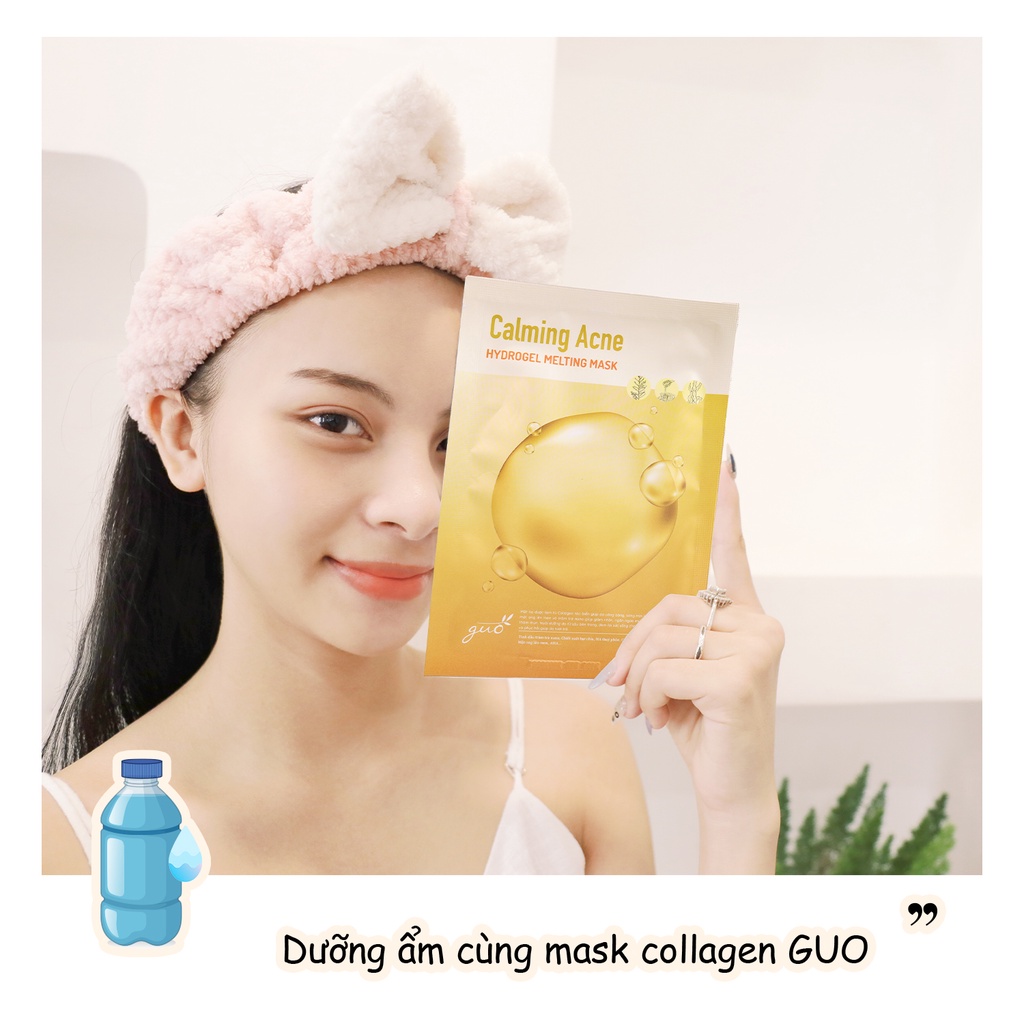 [Mã LTBAUAB9 giảm 7% đơn 99K] Bộ đôi Kem Face đêm + Mask Collagen 4in1 GUO dưỡng trắng hồng mờ thâm sạm se lỗ chân lông