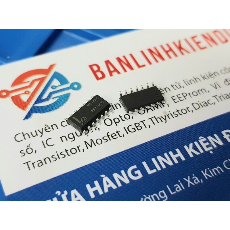 [Combo 3 chiếc] HC14AG 74HC14 MC74HC14ADR2G IC Chuyên Dụng SOP-14 3.9mm