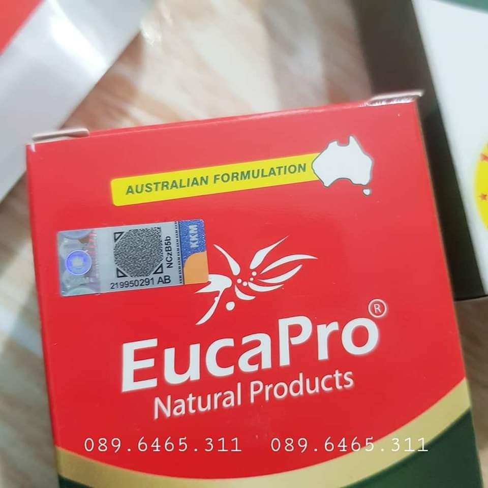 Dầu khuynh diệp Euky Bear Úc 60ml, Eucapro, Kangaroo dầu dành cho trẻ em và người lớn, Date New