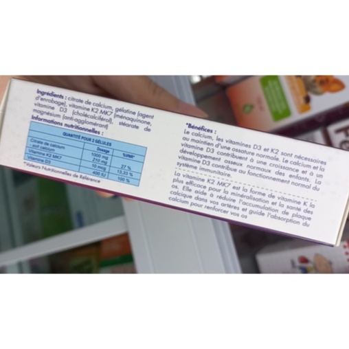 Viên uống Ecanix Plus giúp bổ sung Canxi hữu cơ và D3 K2