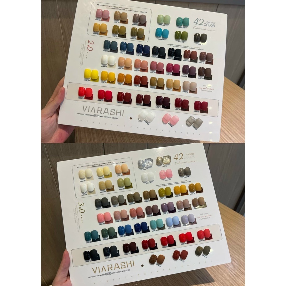 Set sơn gel VIARASHI Nail 42 chai , set sơn gel 2.0  nailmishops