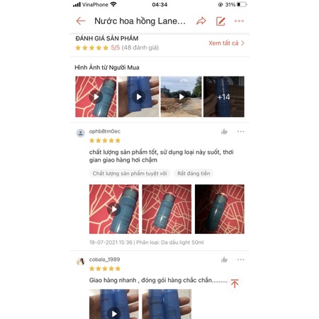 Nước hoa hồng Laneige Essence Power Light/Moisture da dầu, da hỗn hợp,da khô