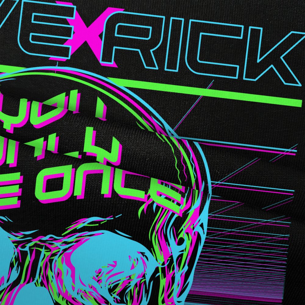 Áo thun nam nữ tay lỡ Maverick you only live once chất chơi phông Hàn Quốc local brand MVR KK3800