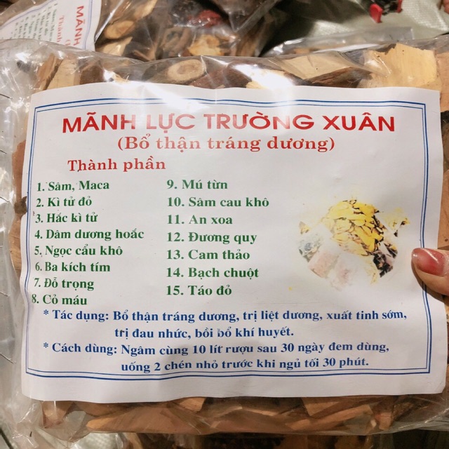 [FREESHIP] Thang Mãnh Lực Trường Xuân chuẩn 15 vị như hình