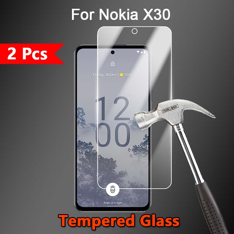 1 / 2 / 3 / 5 Kính Cường Lực 9H Siêu Mỏng Trong Suốt 2.5D Chống Trầy Cho Nokia X30 6.43 "HD