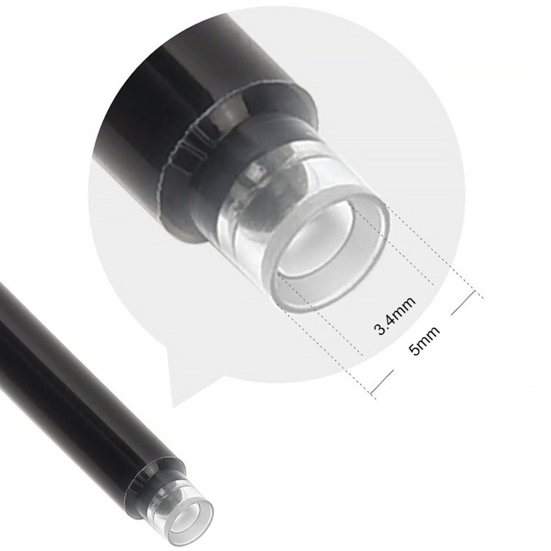 Set 50 lõi hộp mực cho bút có đường kính 3.4mm màu đen/xanh dương/xanh đen/đỏ