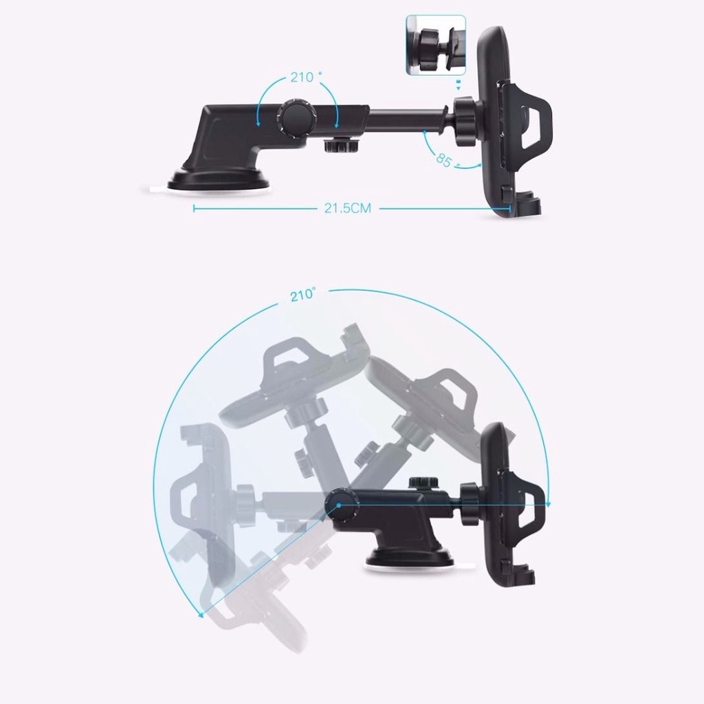 Giá Đỡ Điện Thoại Trên Ô Tô Cao Cấp , Kẹp Điện Thoại Xe Hơi Gắn Kính , Taplo Và Lỗ Thông Gió | BigBuy360 - bigbuy360.vn