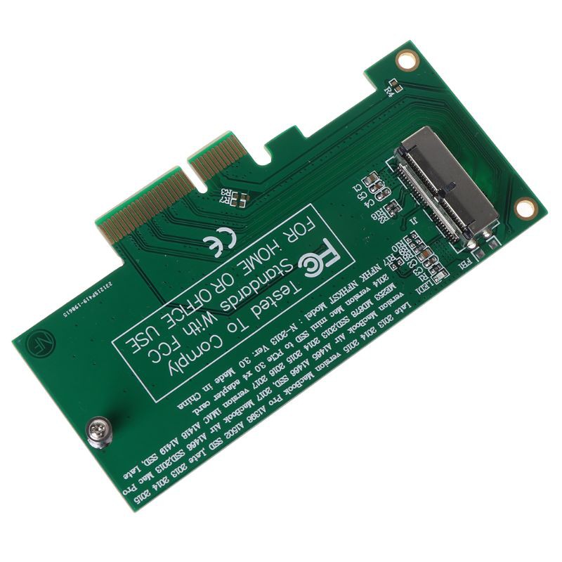 H.S.V✺Adapter Card to PCI-E 4X 16X for 2013 2014 2015 2016 for MacBook Air A1465 Pro A1398 Retina SSD Converter