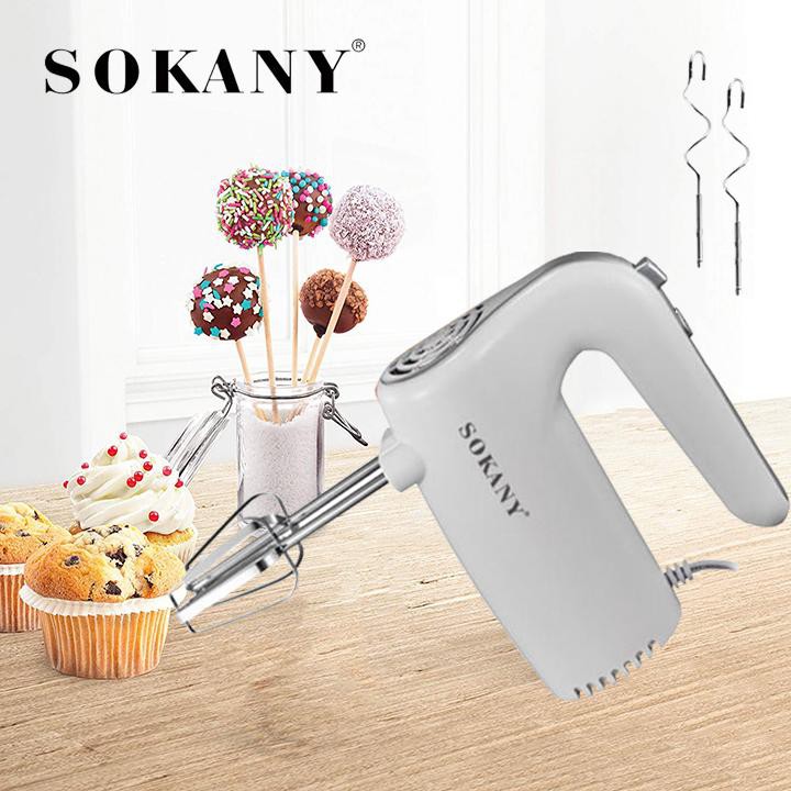 Máy đánh trứng, nhào bột chính hãng Sokany công suất lớn 500W