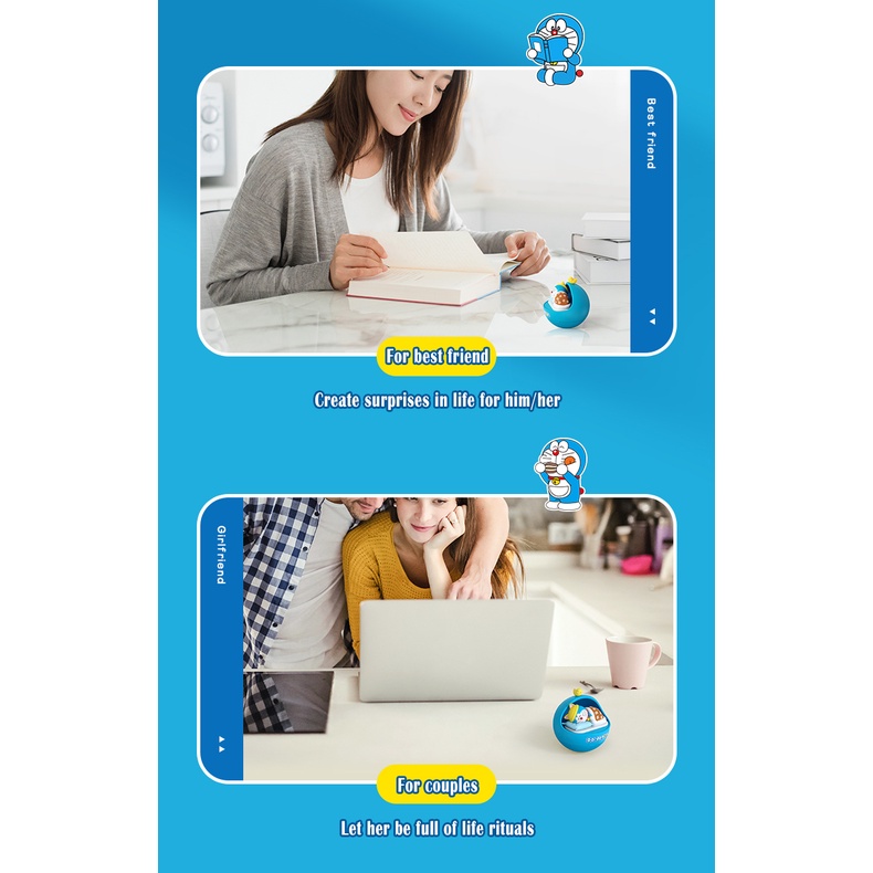 Hộp nhạc xoay hình Doraemon cỡ nhỏ dùng trang trí | BigBuy360 - bigbuy360.vn