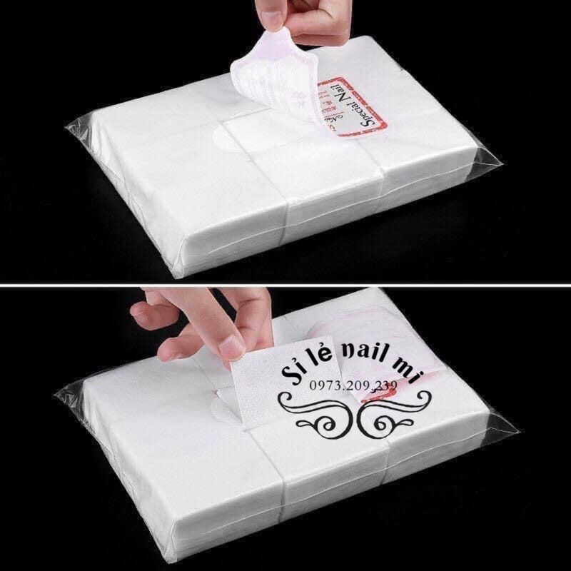 giấy lau gel cứng ko xù lông