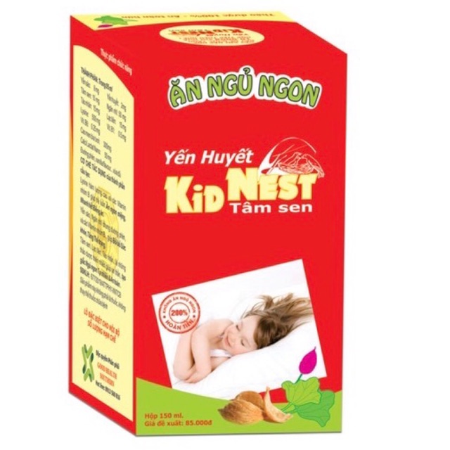 Yến Huyết KID NES’T Ăn Ngủ Ngon ( Mua 5 tặng 1 gói Tăm Bông ) | BigBuy360 - bigbuy360.vn