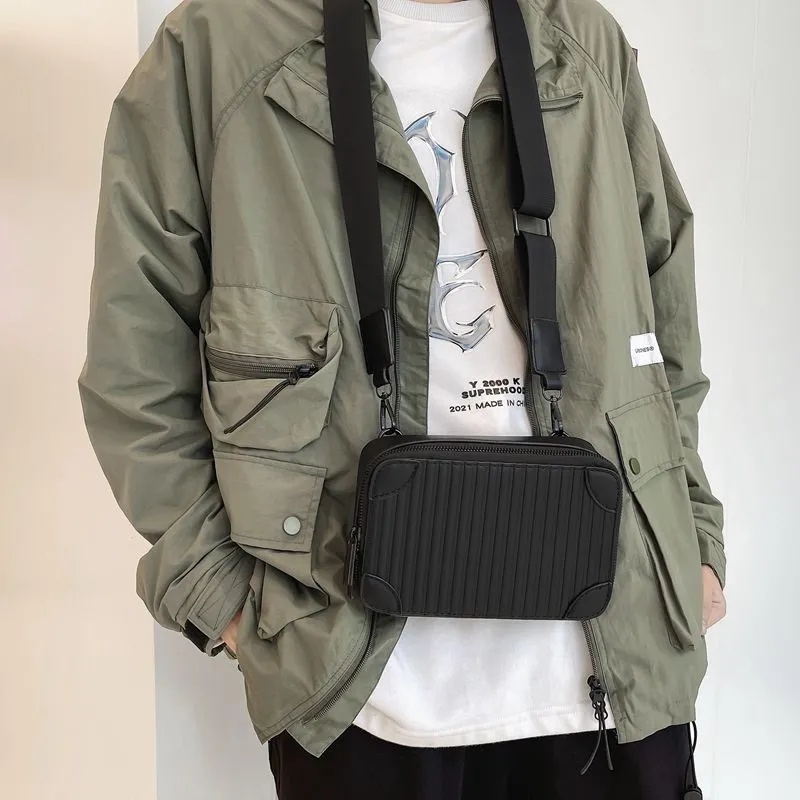 Túi Vuông Đeo Chéo Phong Cách hip hop Thời Trang Cho Nam k1070