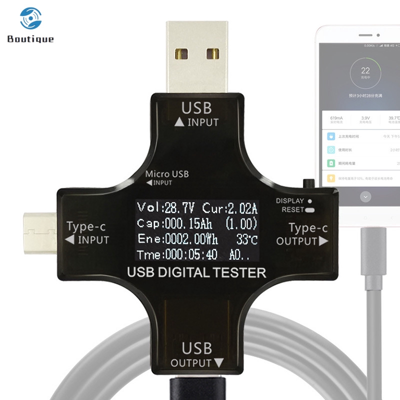 Thiết Bị Kiểm Tra Dòng Điện Sạc Usb Loại C Pd