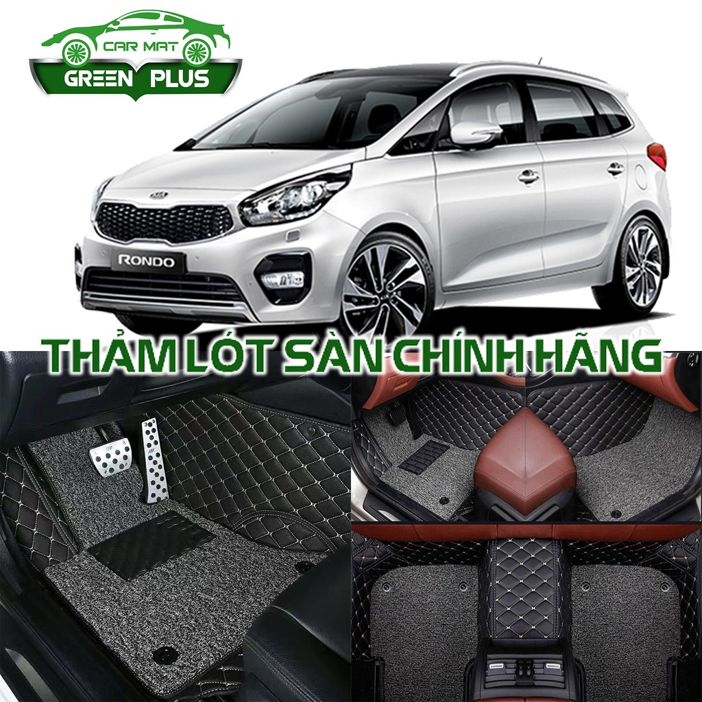 Thảm lót sàn ô tô 6D Kia Rondo chống nước, không mùi, phủ kín 90% sàn xe