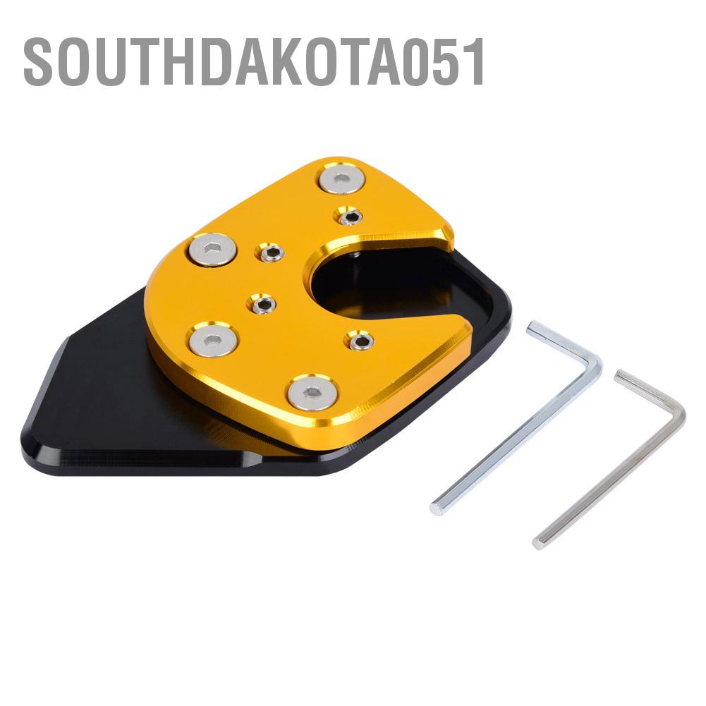 Southdakota051 Motorcycle Anti-slip Side Stand Kickstand Extension Pad Enlarge for Honda NC750X/X-ADV 17-19