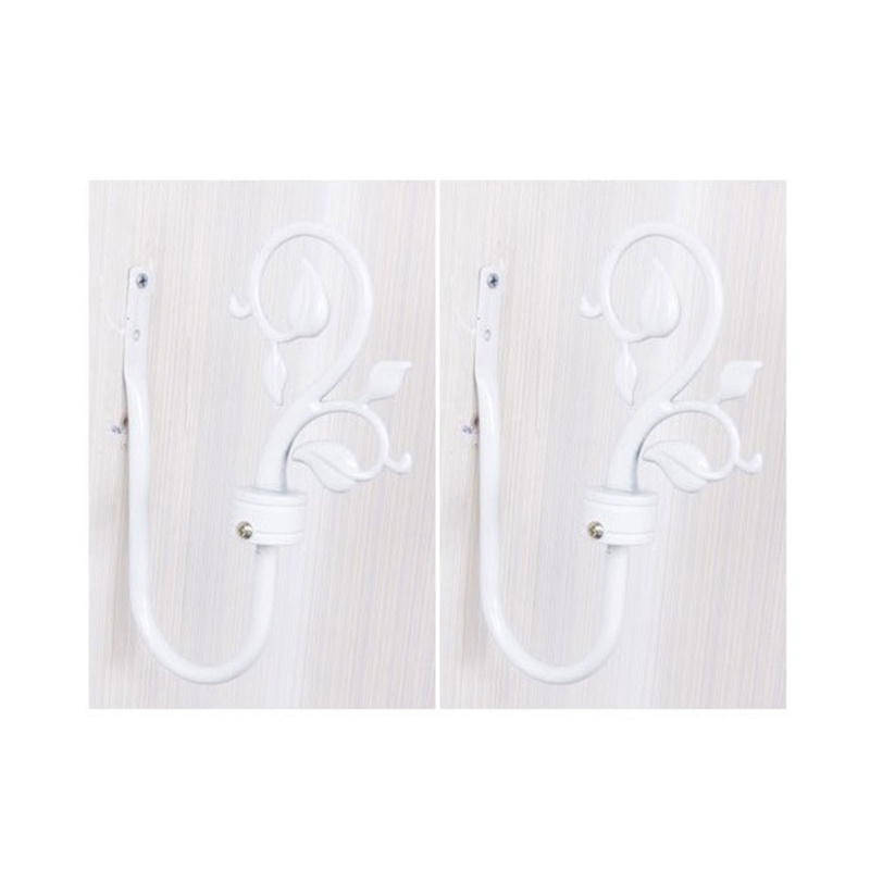 Set 2 Khung Giữ Rèm Cửa Bằng Kim Loại Phong Cách Retro Độc Đáo Trang Trí Nhà Cửa