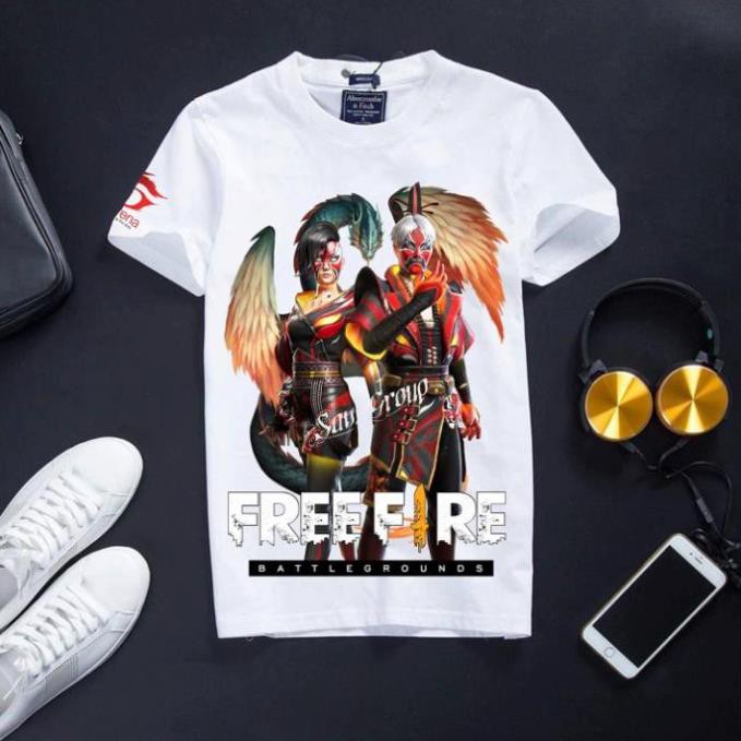 [Đủ size] Áo thun Nam Hè Free Fire Cổ Tròn Cotton Chất Cực Đẹp - Cấm Vệ Quân