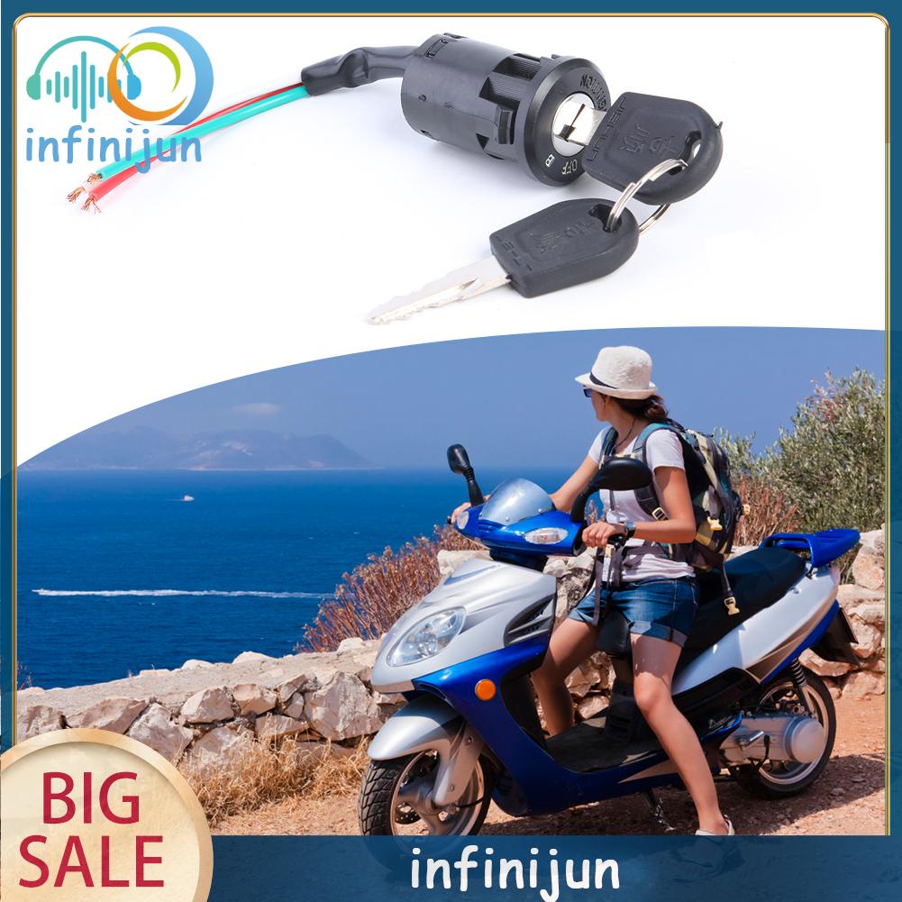 Ổ Khóa Khởi Động Kèm Chìa Khóa Cho Xe Đạp Điện