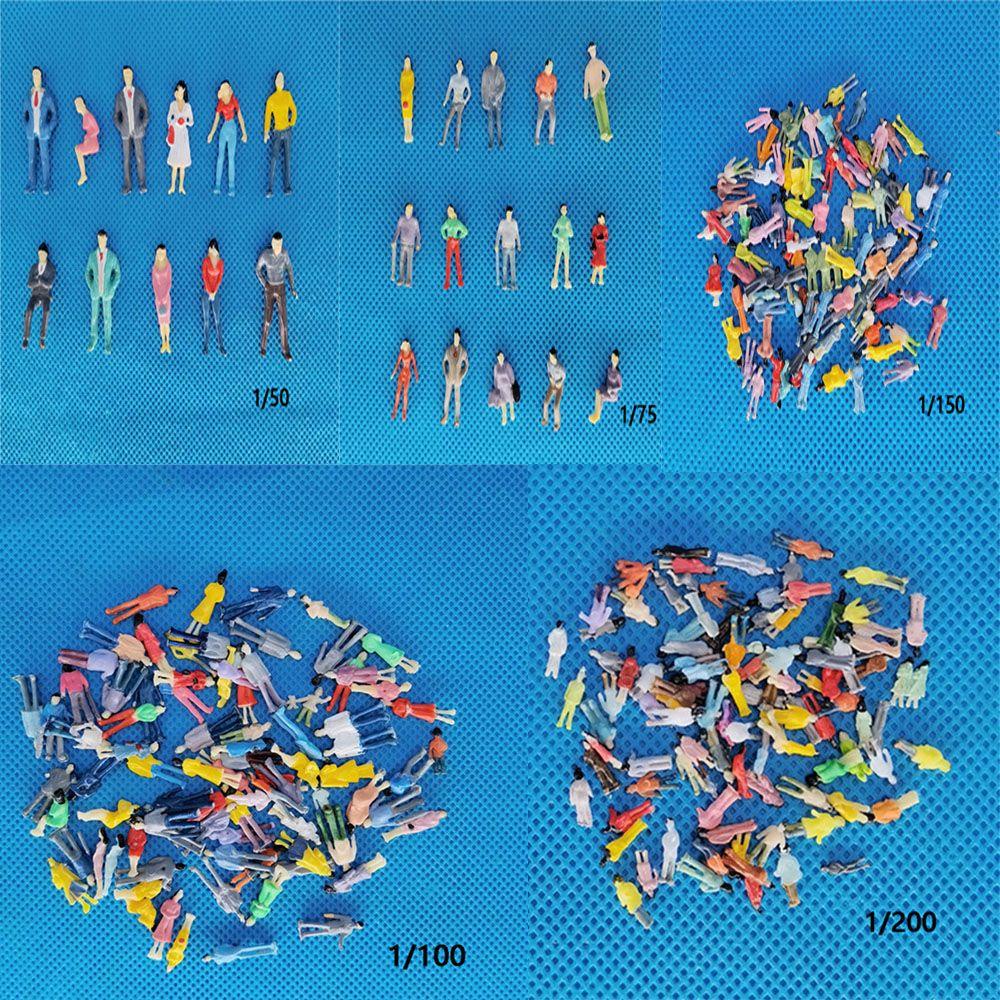 Set 100 Mô Hình Tàu Lửa Nhiều Màu Sắc Dùng Trang Trí Nhà Búp Bê