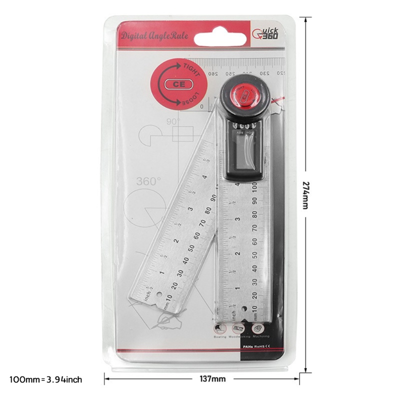 Thước Đo Góc Kỹ Thuật Số Chuyên Dụng Làm Mộc