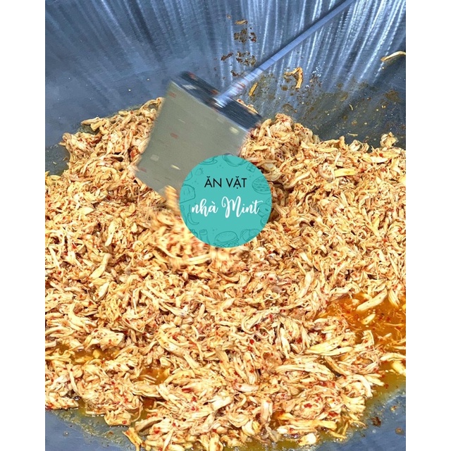 [500gr] KHÔ GÀ LÁ CHANH NHÀ LÀM chất lượng loại 1 - ít ngọt - không pha trộn bột - bao dai ngon