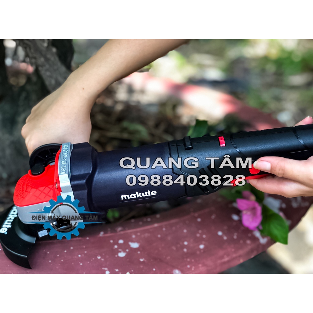 Máy Mài Có Triết Áp Điều Chỉnh Tốc Độ Makute AG126-LV [Chính Hãng]