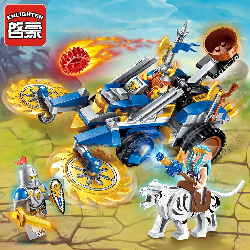 Chiến Xa Bí Mật Của Người Lùn Dwarf Warcraft Lego Enlighten Qman Đồ Chơi Xếp Hình Lắp Ráp