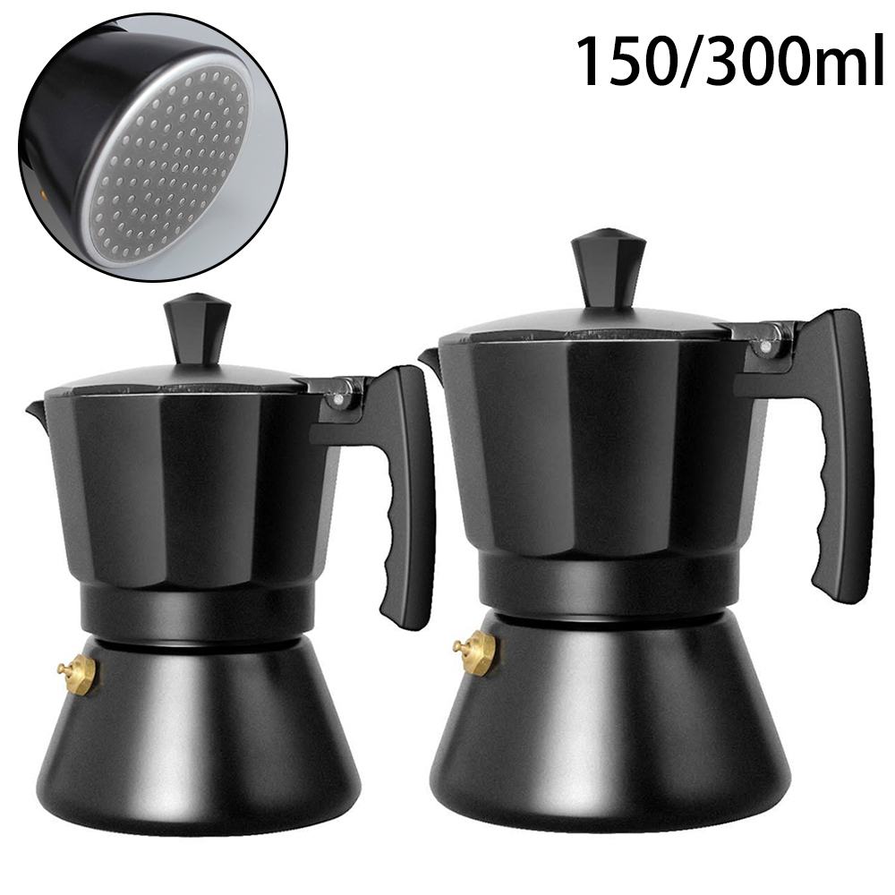 Bình Pha Cà Phê Espresso Siêu Tốc Moka Pot 150/300ml - Hợp Kim Nhôm Ca