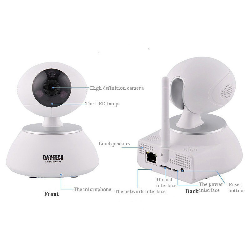 【RC Kuduer】DT-C8818 Wireless 720P IP Network IR CCTV Home Security Camera Night Vision WIFI