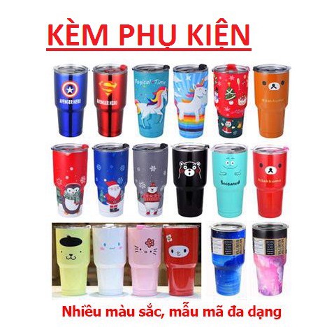 Ly Giữ Nhiệt Yeti Thái Lan 900ml Kèm Túi Xách,Bên trong inox 304 cách nhiệt chân không giúp ly giữ nhiệt lâu hơn