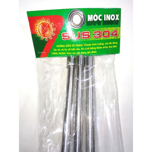 Treo khăn mặt inox xoay 3 thanh