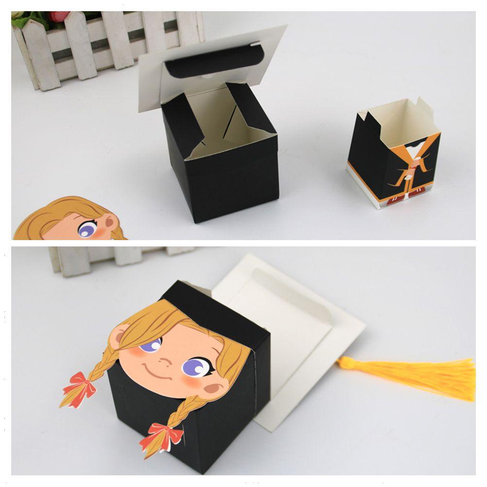 LANSEL Bộ 50 Túi Đựng Kẹo Hình Nón Tốt Nghiệp