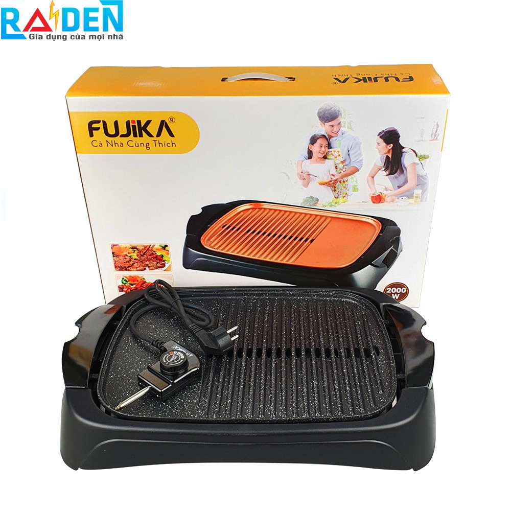 [Mã ELTECHZONE giảm 5% đơn 500K] Bếp nướng điện 2 mặt Fujika FJ-AG3620 công suất 2000W