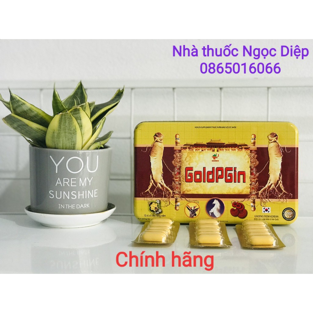 GOLDPGIN - Hỗ trợ tăng cường sức khỏe, nâng cao sức đề kháng ( NT Ngọc Diệp)