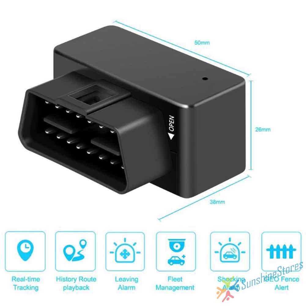 Thiết Bị Định Vị Gps 16 Pin Obd2 Gsm Cho Xe Hơi