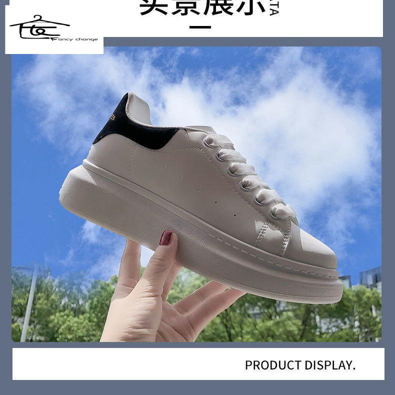 Hàng Có Sẵn Bán Chạy~Giày Màu Trắng Thời Trang Mùa Hè Phong Cách Hàn Quốc 2020 Dễ Phối Đồ Dành Cho Học Sinh Nữ