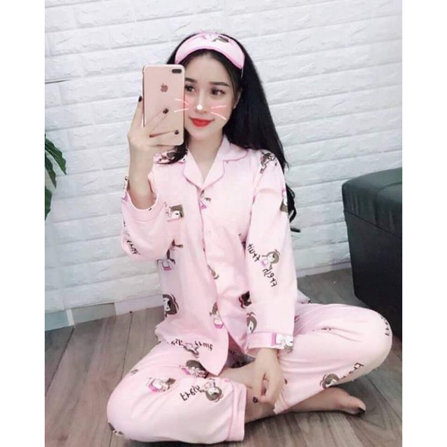 Bộ Pyjama Kate Thái Chuẩn Sịn Màu Mới Siêu Xinh