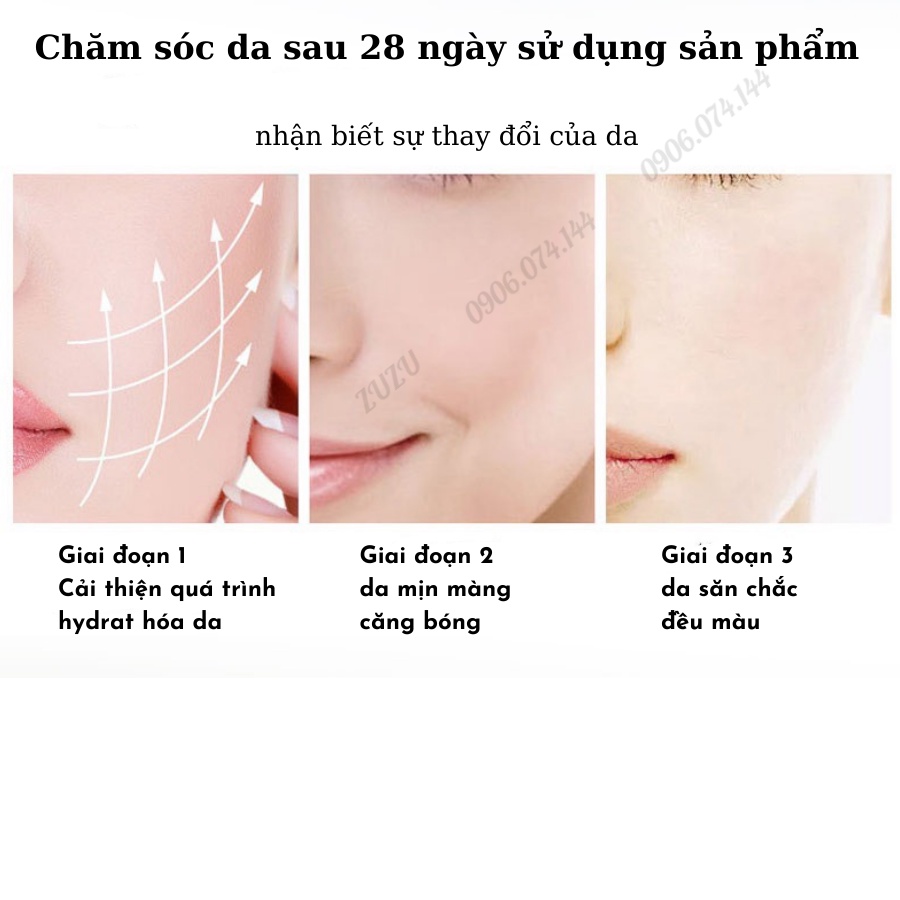 Mặt nạ dưỡng da, mặt nạ dưỡng trắng cấp ẩm mờ thâm bổ sung collagen tinh chất ốc sên Nội Địa Trung