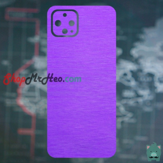 Skin Dán Mặt Sau Lưng Vân Nhôm Google Pixel 4 - Pixel 4 XL - Nhiều màu