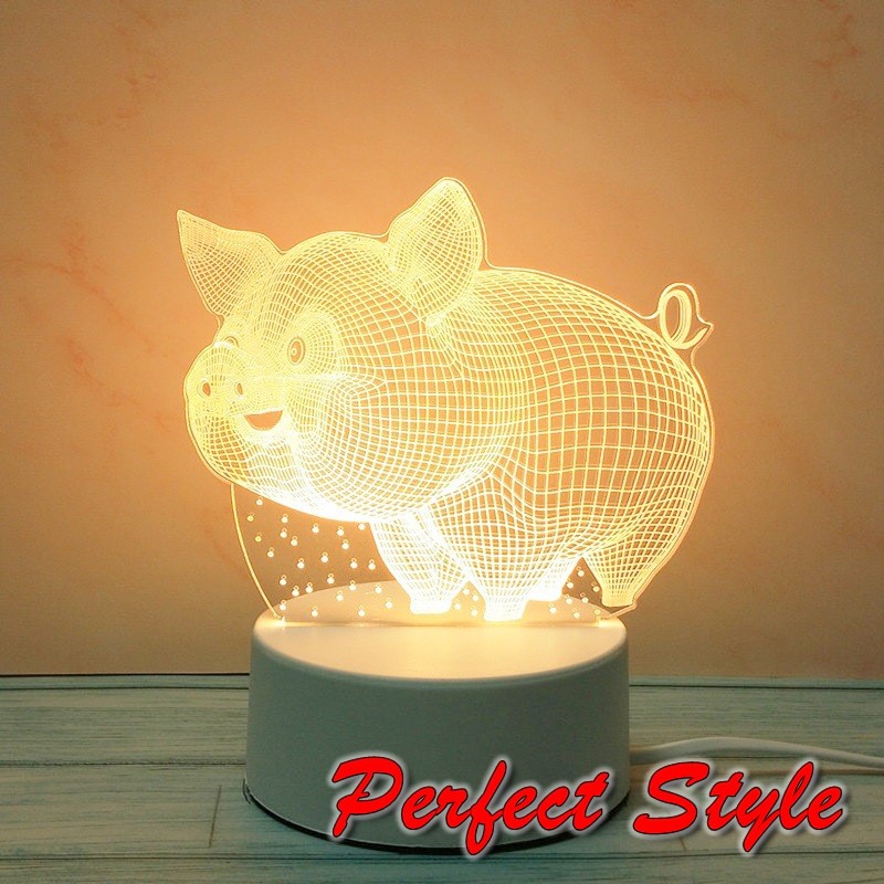 Đèn Ngủ 3d, Đèn Trang Trí, Quà Tặng Sinh Nhật Ý Nghĩa - I love you