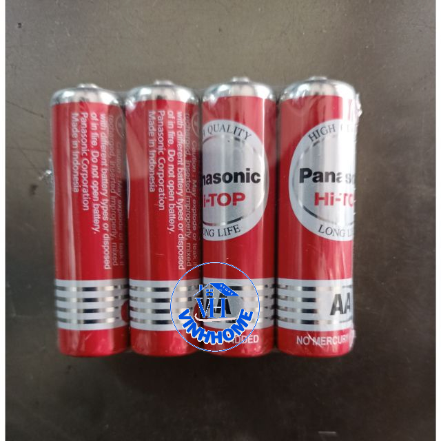 Hộp 60 viên pin AA Panasonic tiểu đỏ R6DT-4S chính hãng