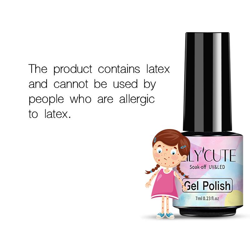 Lọ keo gel LILYCUTE bảo vệ móng khi sơn móng nhanh khô kèm nhíp tiện dụng