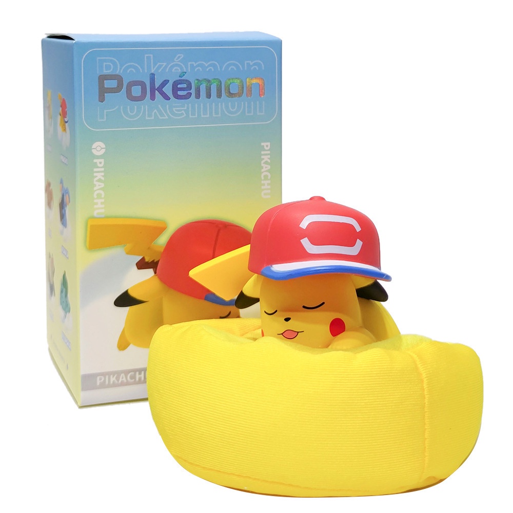 (mẫu ngẫu nhiên) Mô hình PIKACHU ver ngủ anime chibi xinh xắn dễ thương trang trí trưng bày