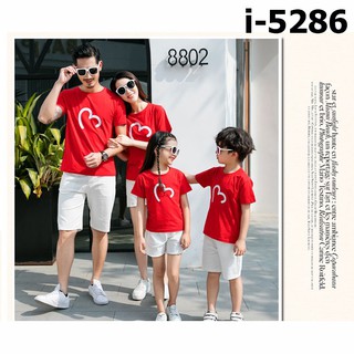 I5286 Áo Thun Gia Đình Chất Thun 4 Chiều Co Gian