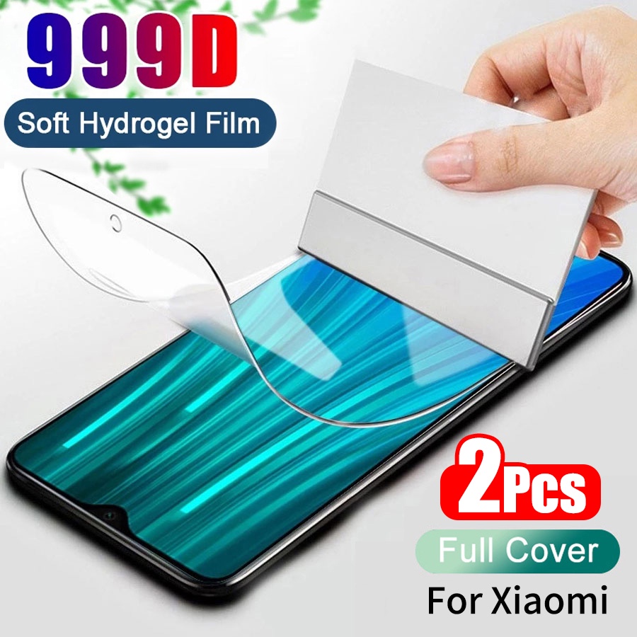 Hộp 2 miếng loại Dán Film dẻo Bảo Vệ Màn Hình Full Màn PPF cho Xiaomi Mi 11T 10T 9T Pro Poco X3 NFC M3 Pro F3 Redmi 10 Note 10 10s 9 8 7 Pro 9T 9A 8A 7A